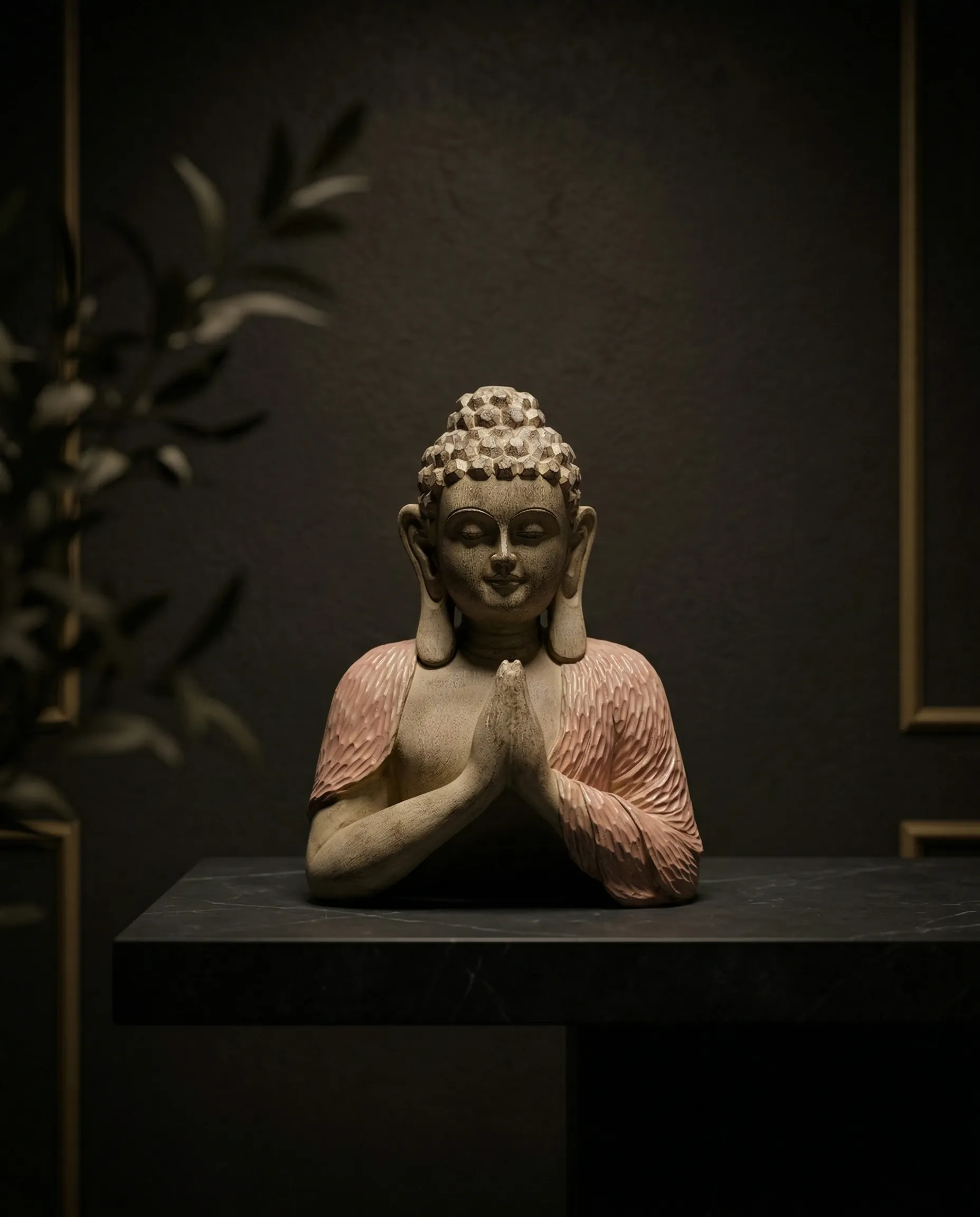 The Silent Namaskar Buddha Bust thumbnail 6