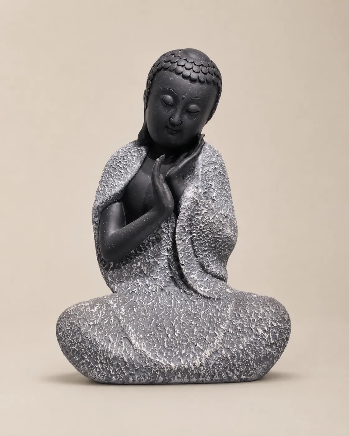 The Contemplative Calm Buddha Statue (Granite Stone & Slate)