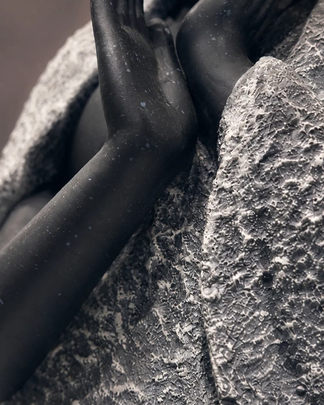 The Contemplative Calm Buddha Statue (Granite Stone & Slate) thumbnail 4